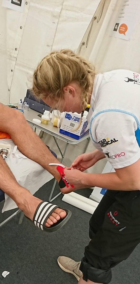 RLybecker's tweet photo. Great weekend working with  @STARMedical_01 at @Bournemouth7s! A lot of taping and have had so much fun working with this team 
 #starmedical #sportstherapy https://t.co/E0WMnSzc0v