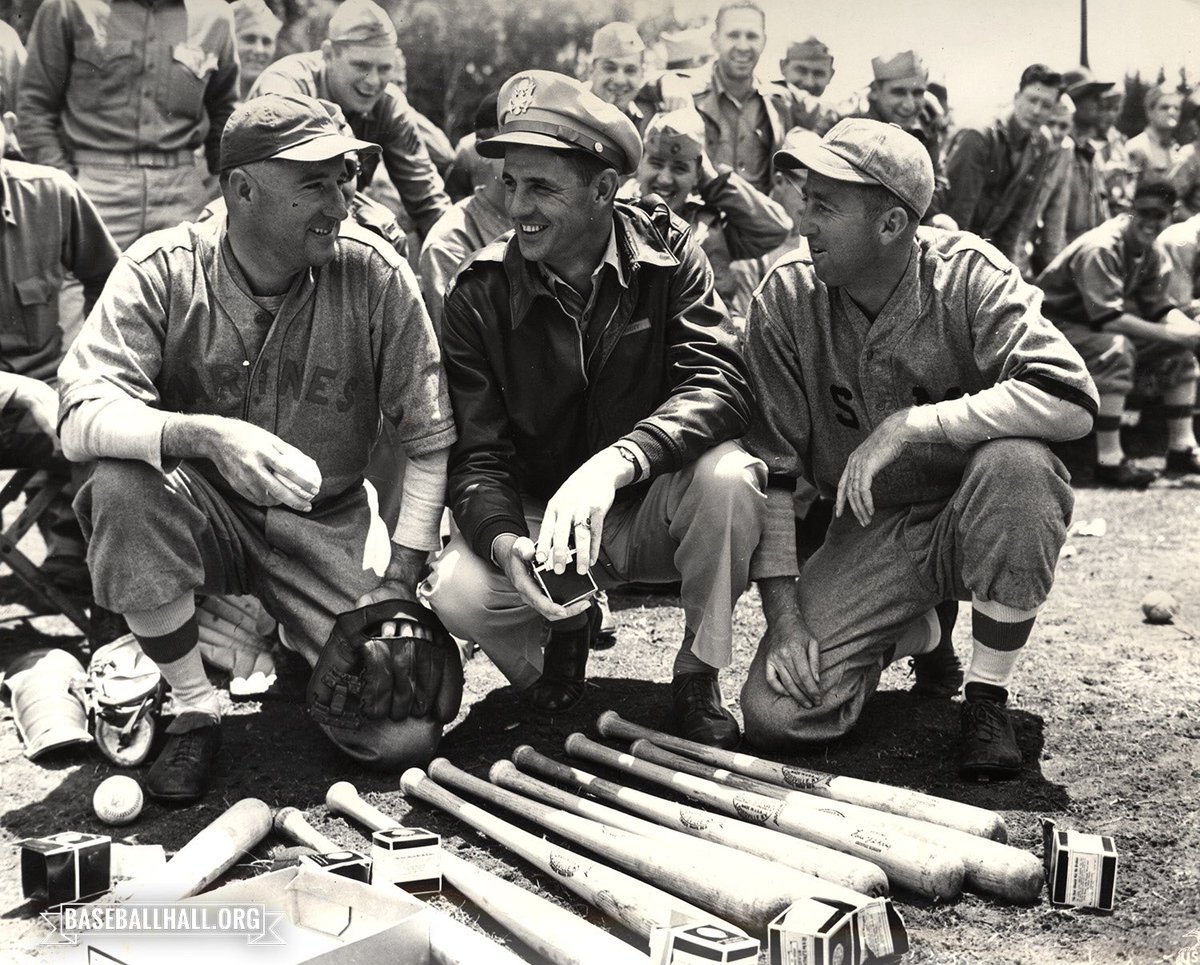 baseballhall's tweet photo. Few times are more turbulent than when a nation is at war. But in these trials our finest men &amp; women emerge. As years pass, what remains constant are those who’ve made the ultimate sacrifice for our freedom. Because of them, we can enjoy the game &amp; honor its legends. #WeRemember https://t.co/Bq8BtWpCDg