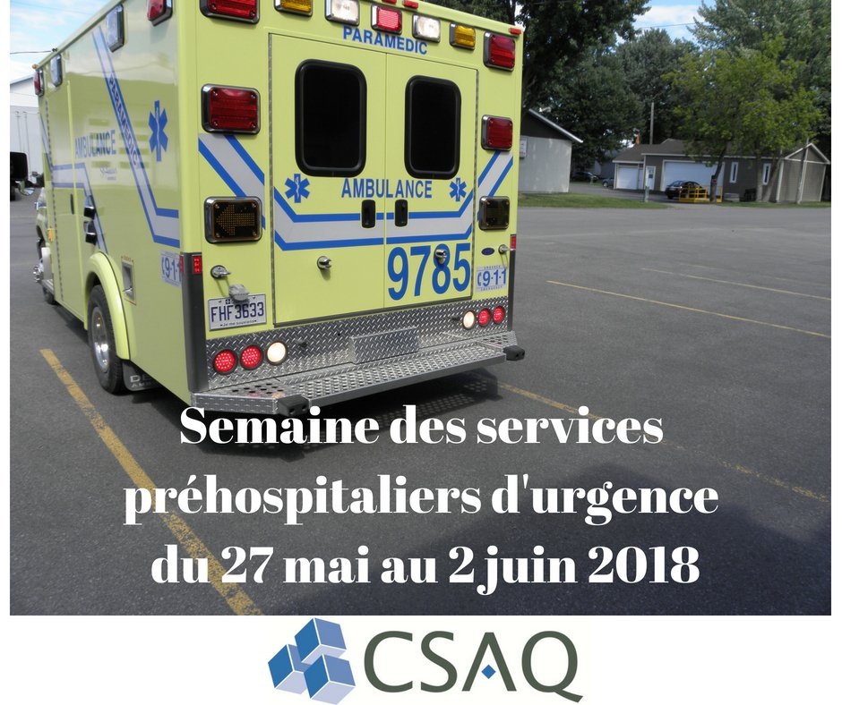 CSAQ - Corporation services d'ambulance du Québec tweet media