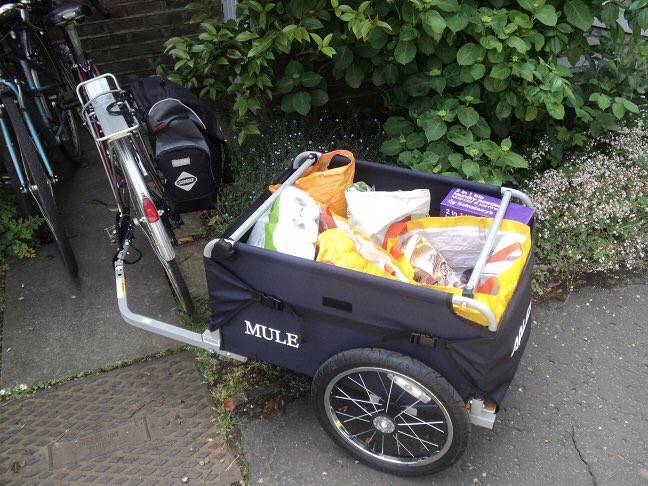 Kingston Cycling Campaign on X: "Did a #bigshop using 'Muffin the Mule' # biketrailer. Wondering/ hoping it might inspire other people to shop etc by  bike (#quaxing). Definitely got noticed by other shoppers