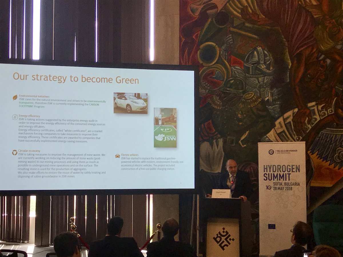 CleanHydrogenEU's tweet image. Interesting ideas from the #coal and #refining industry on how to include hydrogen in their activities also presented at our Hydrogen Summit today by INA (Croatia) and JSW (Poland). #sectorcoupling