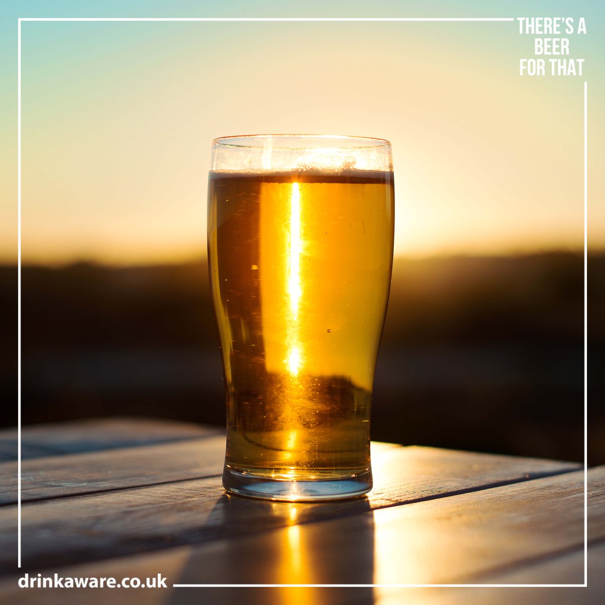 A walk to your local pub and a glass of beer outside at your favourite table. Bank holiday Monday done right.