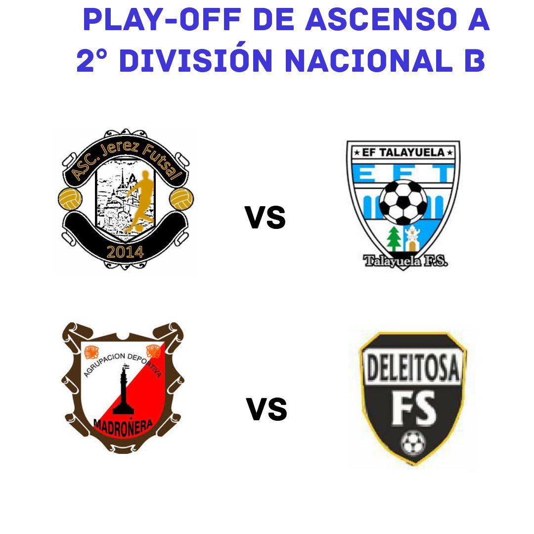 Emparejamiento Play-Off de ascenso a 2° División Nacional B