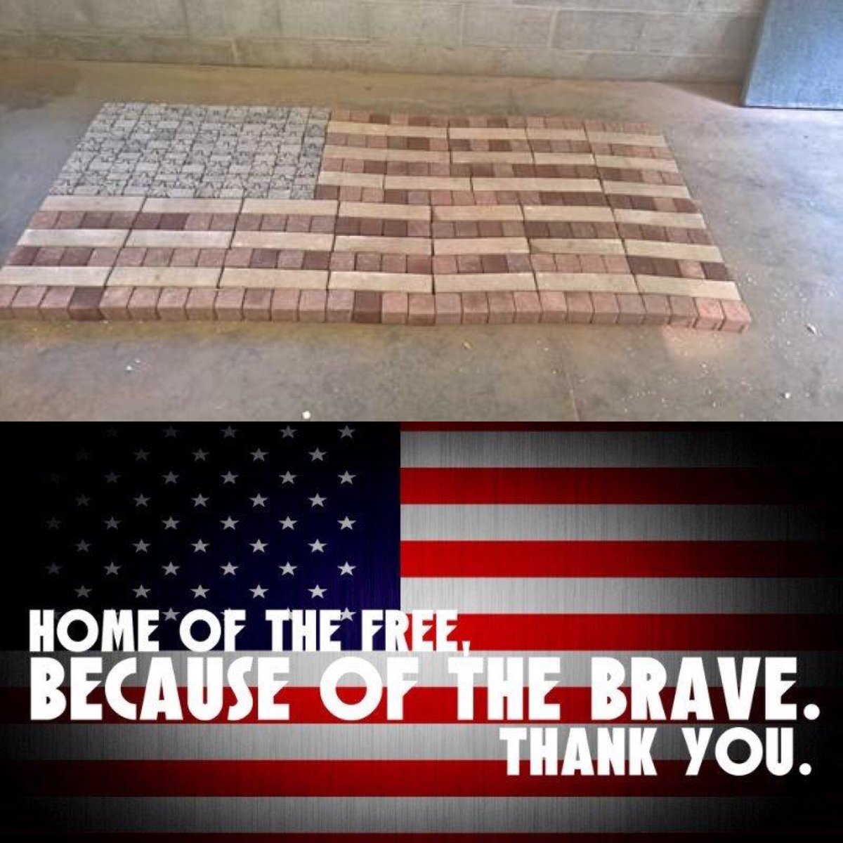 techobruno's tweet image. Happy Memorial Day!! #techobloc #pavers #usaflag #thankyou #memorialday