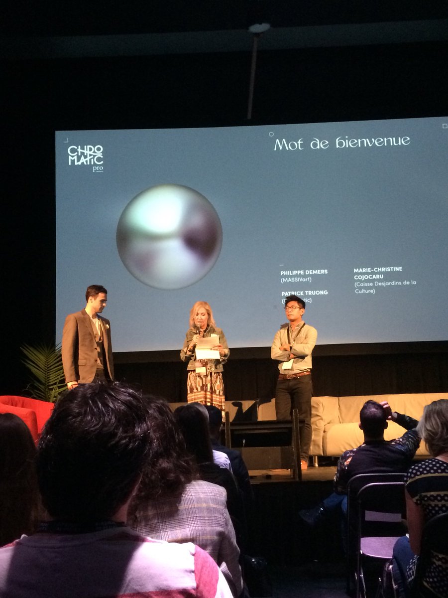 Baronmag's tweet photo. Nous sommes à @ChromaticMTL #ChromaticPro! 💥💥 #affaires #arts #business #Montreal #Chromatic https://t.co/r8WfQbonRX