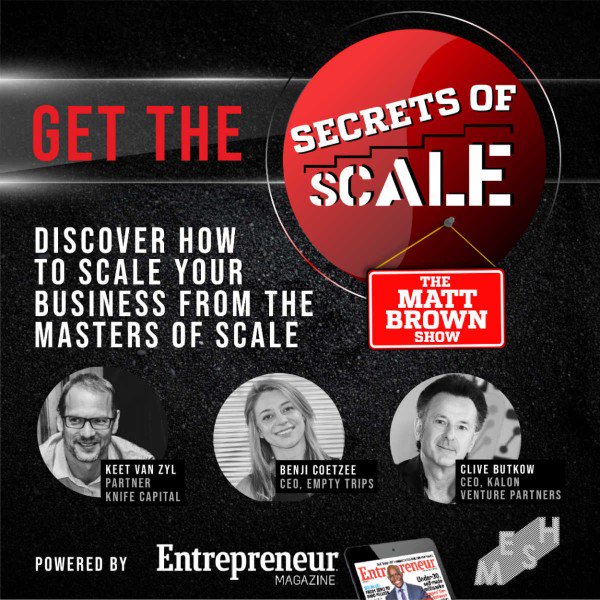 3 hours to go...  - mailchi.mp/6a926cbe5d12/3… We are live streaming the event in HD for FREE. Get access to the stream link here: qkt.io/secretsofscale

<a href="/benjidisrupt/">Benji Coetzee</a> <a href="/clivebutkow/">clivebutkow</a> @keetvZ