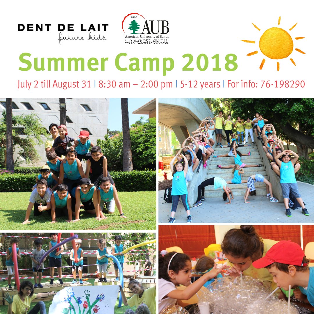 AUB Alumni on Twitter "Are you looking for an AUB summer camp for