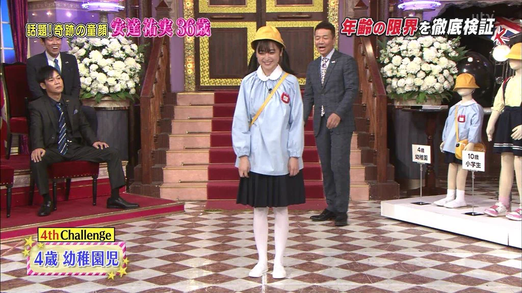 違和感が仕事しなさすぎｗｗｗ　安達祐実（36）の中学生・小学生・幼稚園児のコスプレがヤバいｗｗｗ