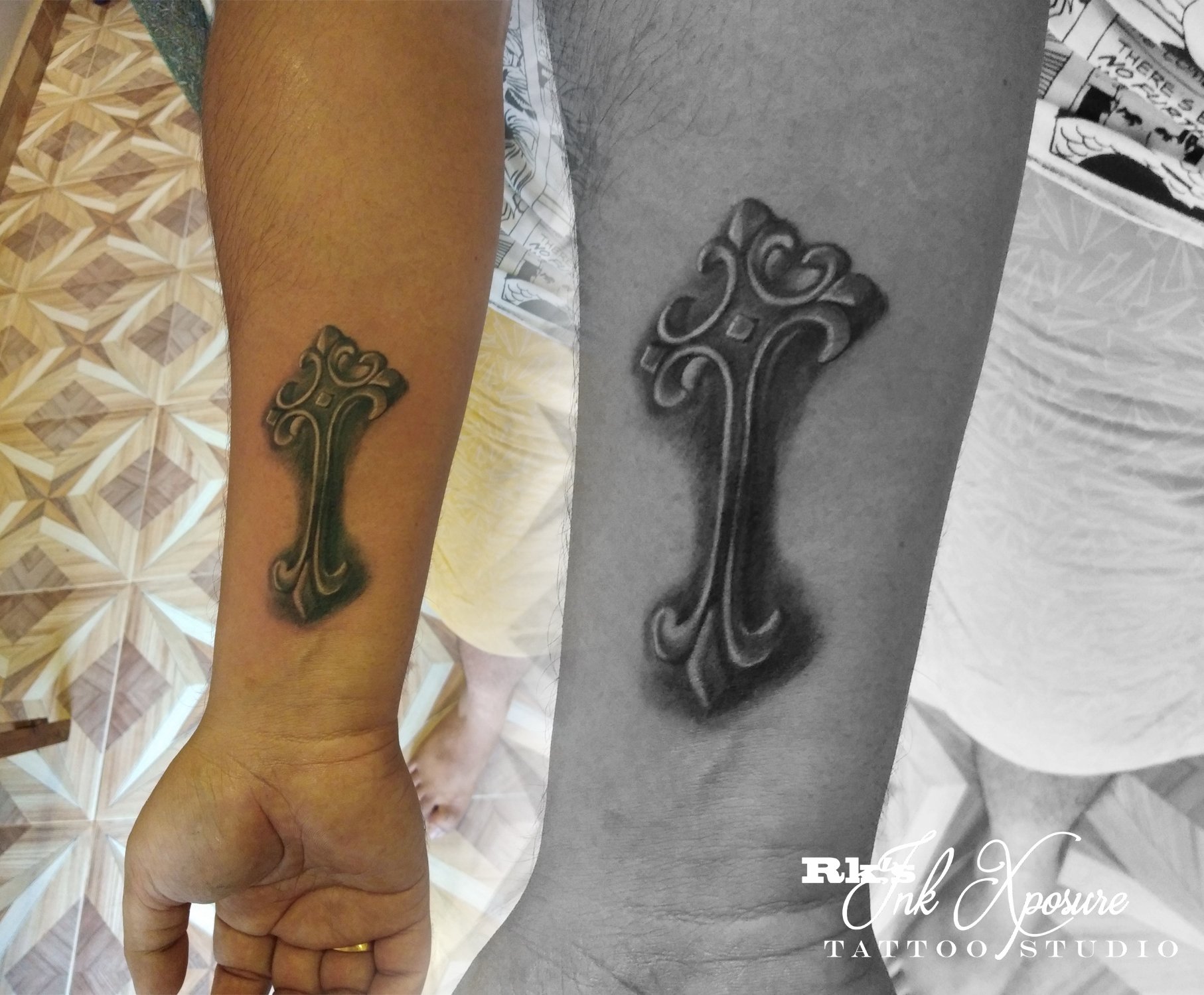 8n9hub  3D cross Tattoo done by our head Artist Fanyi  Facebook