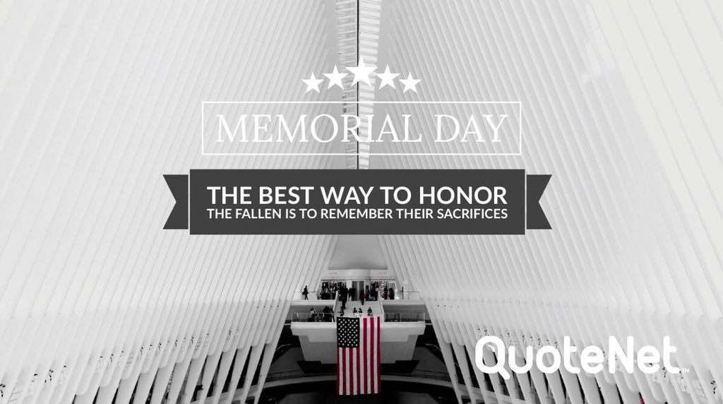 Quote_Net's tweet photo. Remember what others have done for you.
Honor • Celebrate • Remember #memorialday2018 🇺🇸 #quotenet #quote_net #aviation https://t.co/ArLSwfFCnh