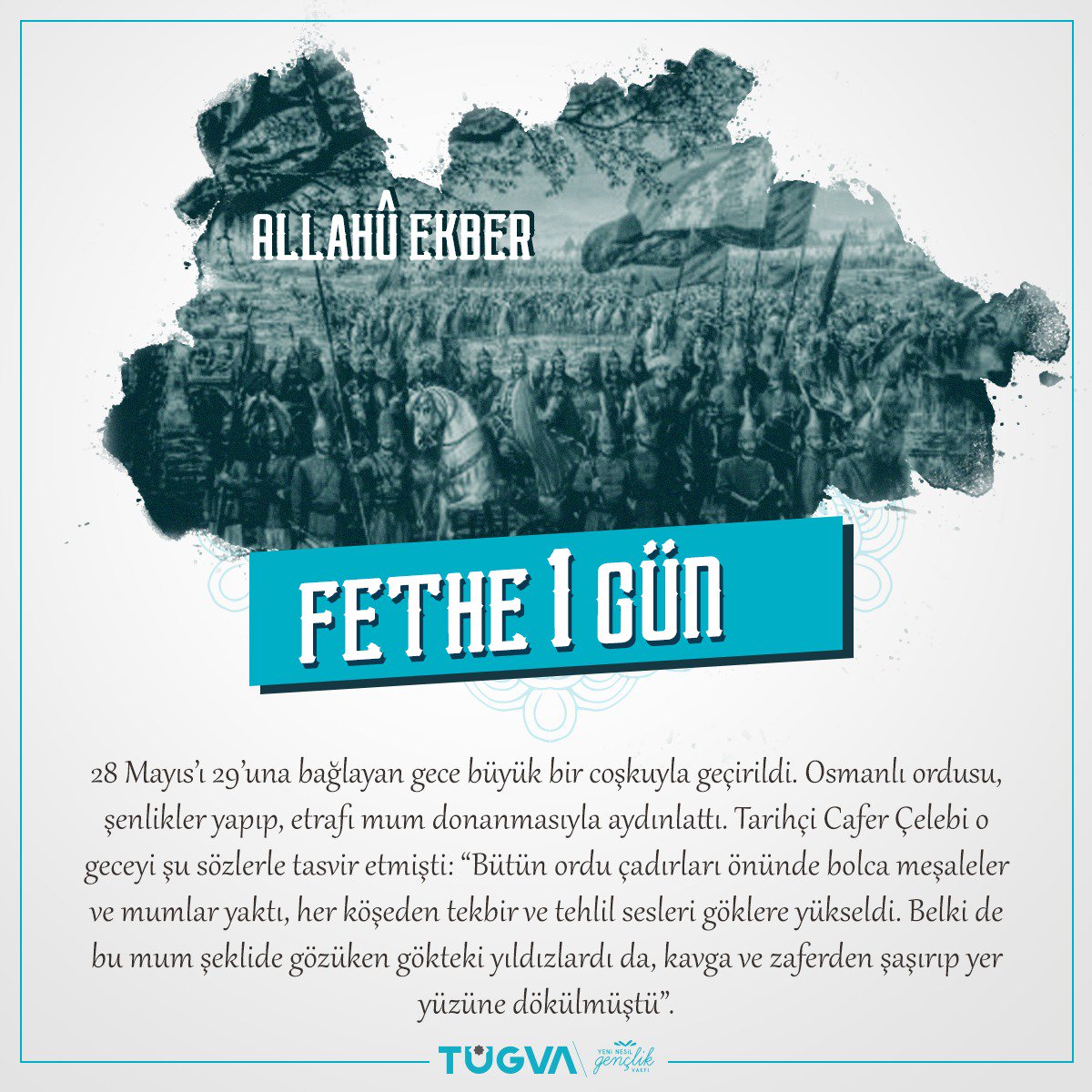 tugvaTR's tweet photo. Şehit olma aşkıyla yanan bir orduyu durdurmak imkansızdır, hele ki komutanı Fatih Sultan Mehmed Han ise! https://t.co/fWuOuuxLLt