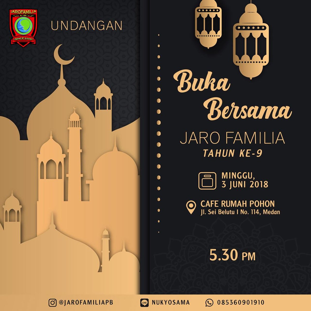 Bukber JAROFamilia tahun ini. Yeayy..