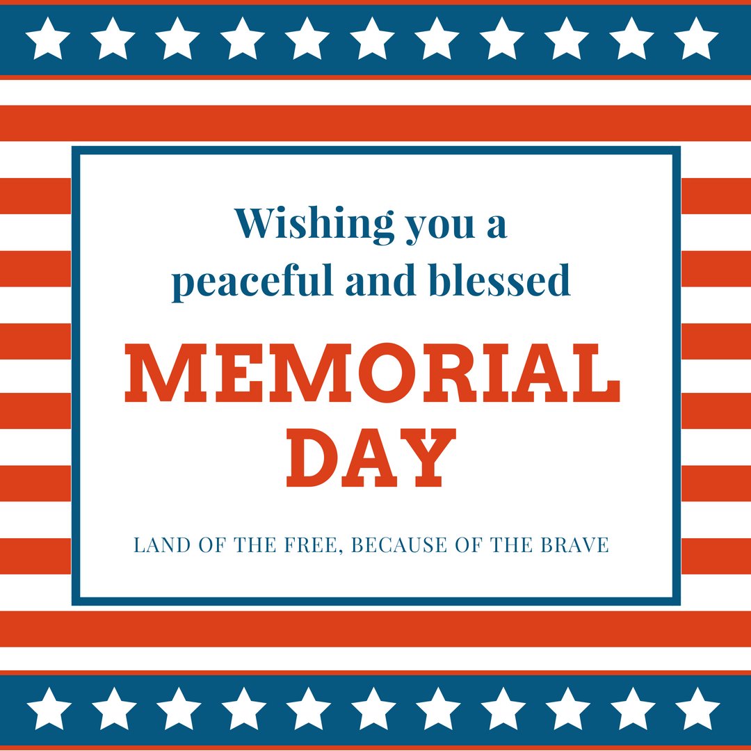 Take time to honor the brave men and women who served this country. #Memorial2018