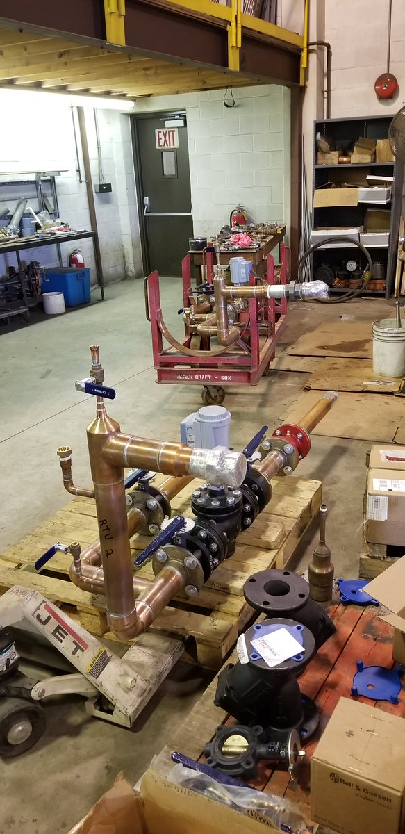 JamesCRAFTSon's tweet photo. What we’re working on today – control valves for a pharmaceutical manufacturer in Frederick, MD. https://t.co/ED0HjQvpad