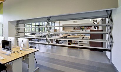 cpdistributors's tweet image. SKYFOLD’S EXCLUSIVE LINE OF VERTICALLY FOLDING #OPERABLE #WALL SYSTEMS PROVIDE A UNIQUE WAY TO SUBDIVIDE SPACE. OUR CUSTOM BUILT SYSTEMS ARE
COMPLETELY #AUTOMATIC AND RETRACT INTO A CEILING CAVITY WITH A SIMPLE KEYPAD OPERATION. Available  1-888-975-9090