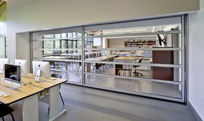 cpdistributors's tweet image. SKYFOLD’S EXCLUSIVE LINE OF VERTICALLY FOLDING #OPERABLE #WALL SYSTEMS PROVIDE A UNIQUE WAY TO SUBDIVIDE SPACE. OUR CUSTOM BUILT SYSTEMS ARE
COMPLETELY #AUTOMATIC AND RETRACT INTO A CEILING CAVITY WITH A SIMPLE KEYPAD OPERATION. Available  1-888-975-9090