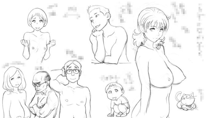 [R-18] 次次回作になるかもしれないラフとか #オリジナル #巨乳 https://t.co/vFNQQ9KrJa 