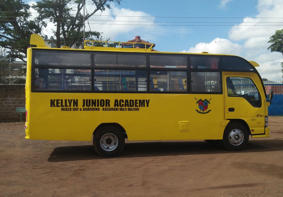 KvmKenya's tweet photo. Kellyn Junior Academy school bus https://t.co/geAYvxRtFg