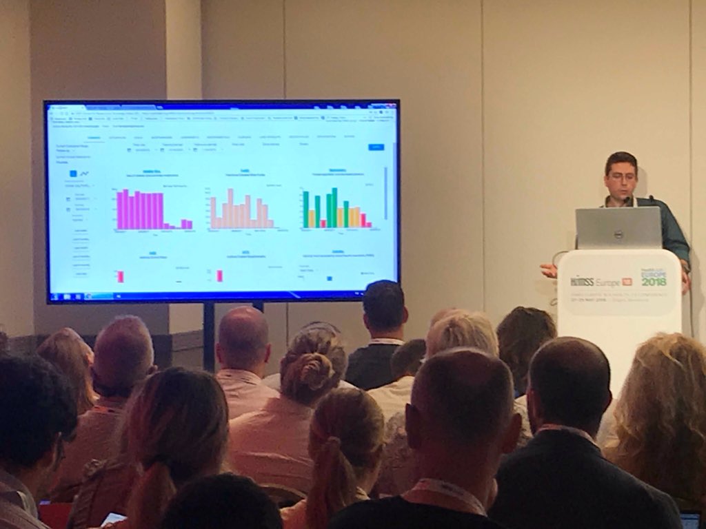 myAirCoach's tweet photo. Happy to have shared #myaircoach system for managing #asthma with enthusiastic audience at #HIMSSEurope18 #health2con We're assesing its effectiveness now and exploring market opportunities. For more info visit our stand at the exhibition! https://t.co/z64B9yrycb
