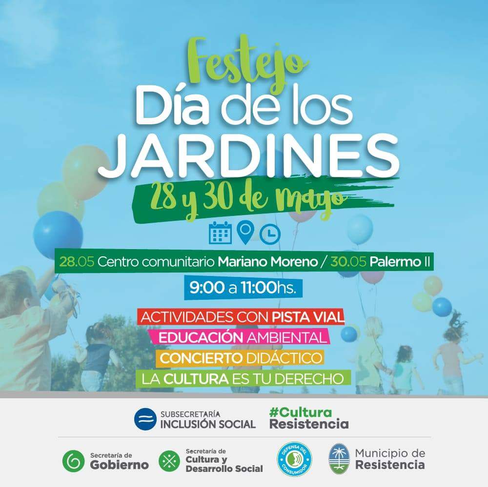 MuniResistencia's tweet photo. 😍CELEBRAMOS EL DÍA DE LOS #JARDINES DE INFANTES Y DE LA #MAESTRA JARDINERA
🎉Compartimos los festejos en el CCM #MarianoMoreno, disfrutando de juegos y actividades de concientización sobre el #Ambiente y #Tránsito. Este miércoles continuamos en el CCM #PalermoII https://t.co/aeiGYDSW0w
