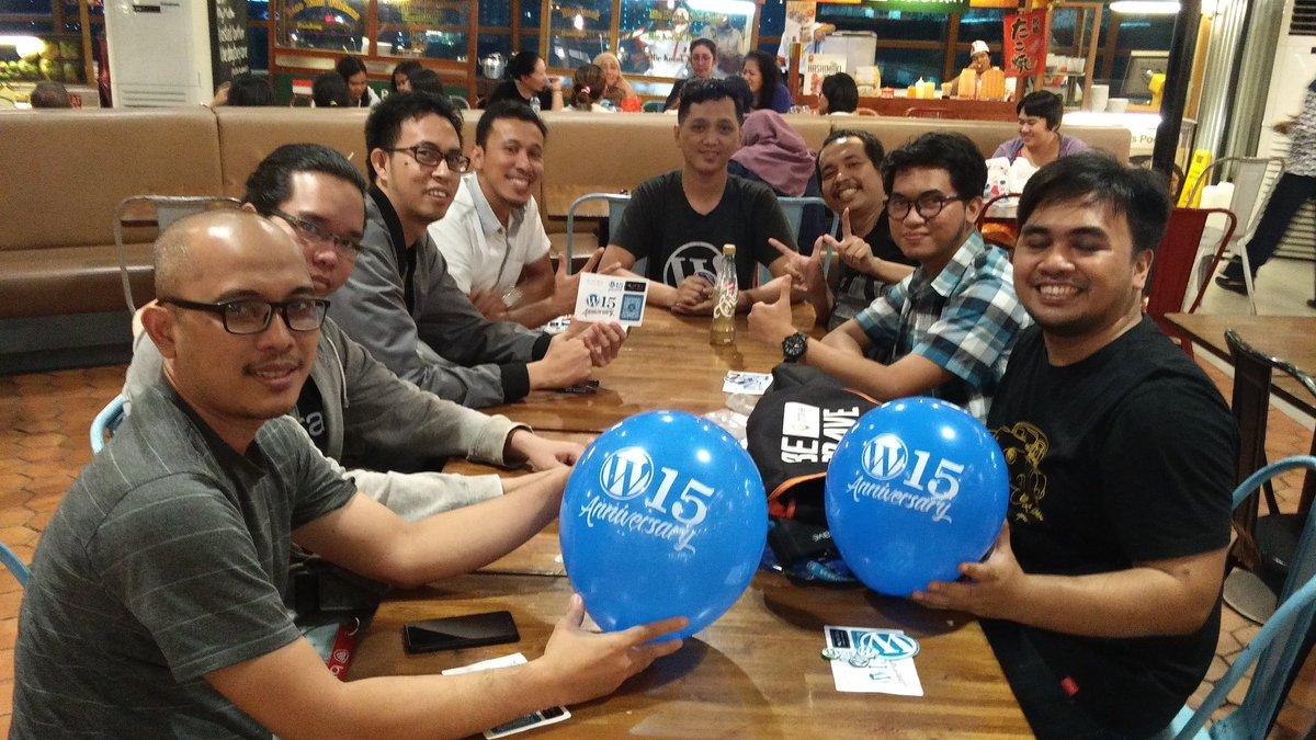 #wp15 Bekasi @WordPress Meetup @vikingkarwur @gedex @jemmynovy @eljuno_
