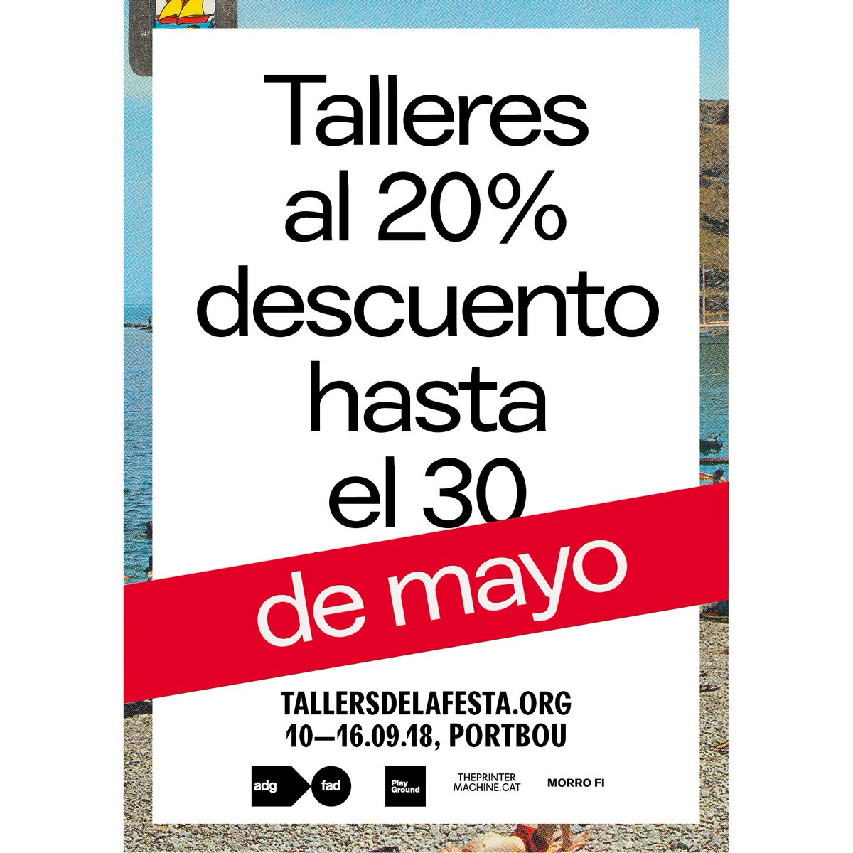 Últims dies!
Reserva ja la teva setmana de vacances a Portbou!

Últimos días!
Reserva ya tu semana de vacaciones en Portbou!

#tfg18 #fdg18 #portbou