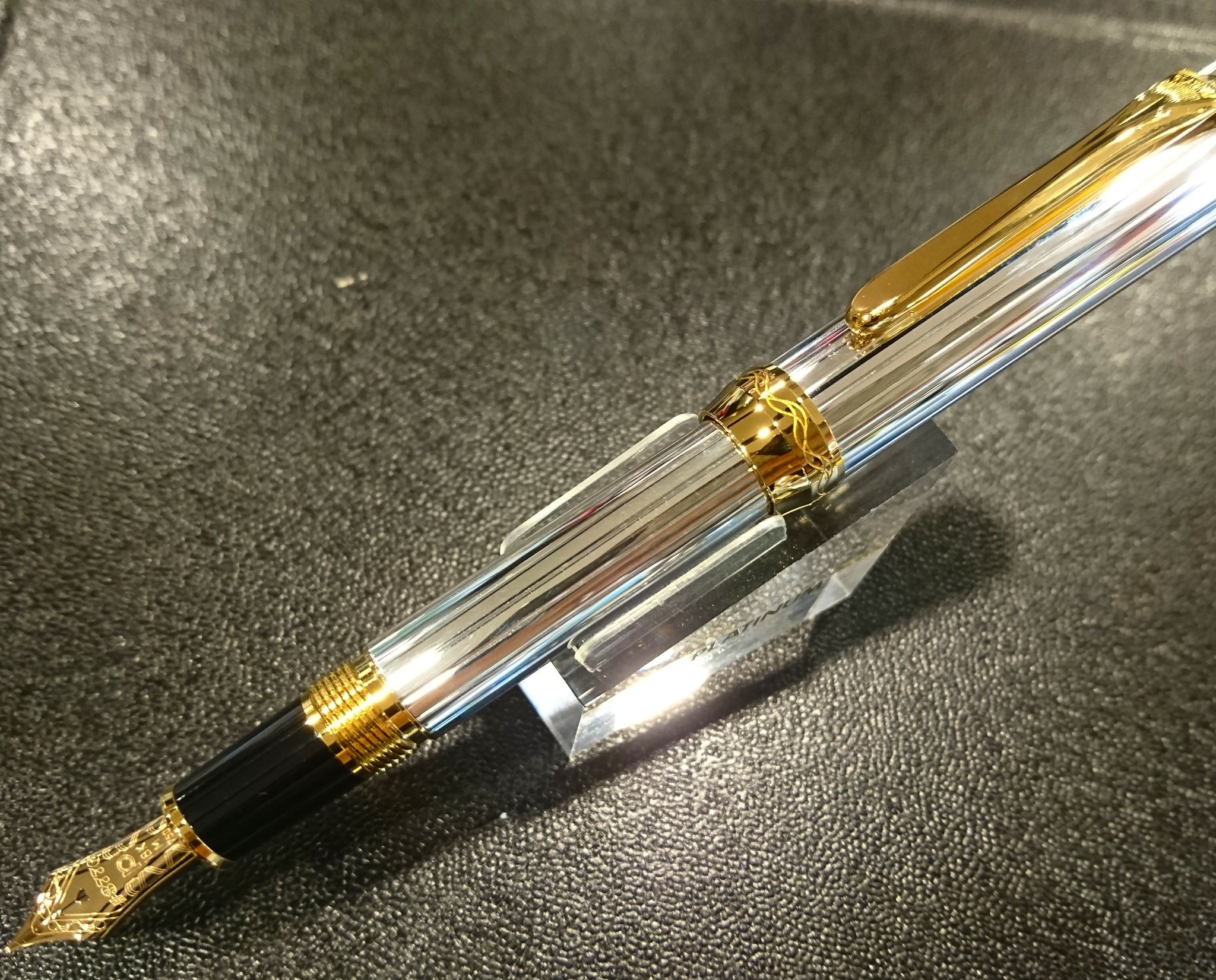 新品)PLATINUM プラチナ 万年筆 銀無垢 PTS-50000（商品ID
