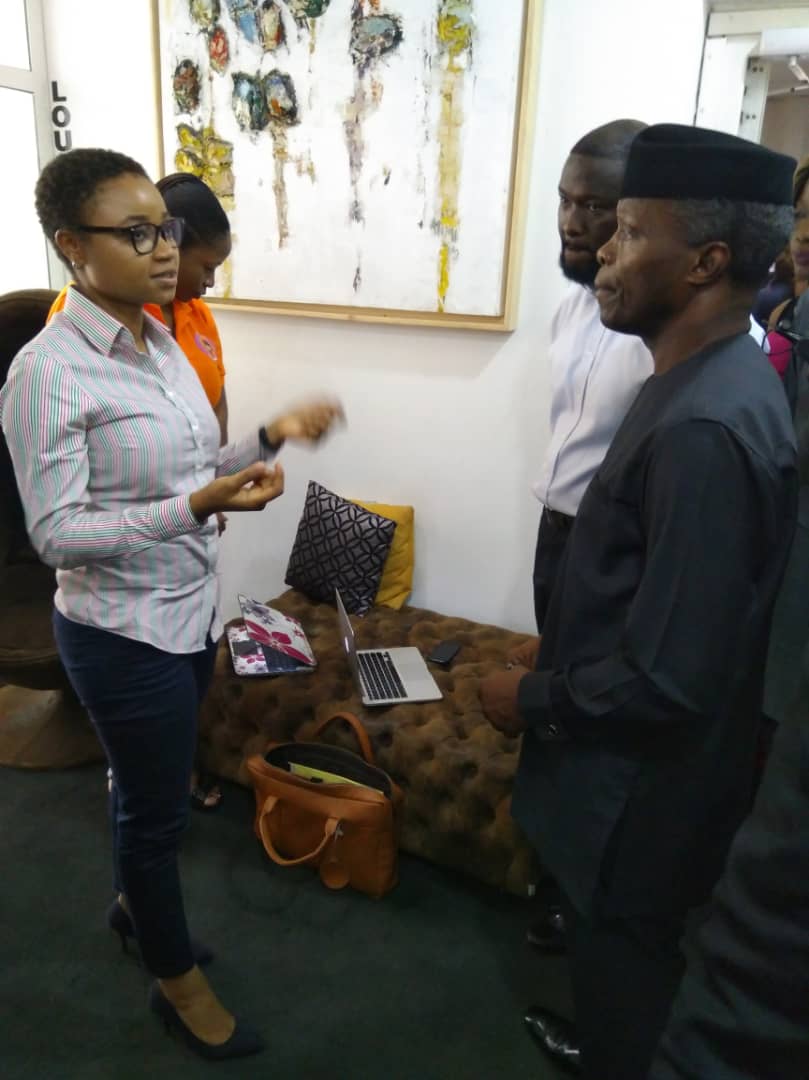 IbukunIdunu's tweet photo. Staff of @VenturePark, the vp @ProfOsinbajo , ssa vp innovation and entrepreneurship @IfeAdebayo at the @startsng launch @NSIPHubs . There are various ideas to take us to great places according to the vice President. So much innovation, creativity, ideas. We're going places in ng https://t.co/5kcfVx5W5y