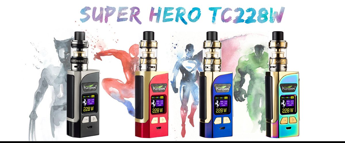 Superhero TC 228W  ,Color OlED screen,full output power.
#vape #vapelife #vapefam #flavordrops #ejuicemanufacturer #vapestagram #vapesociety #vapedistribution #vapehard #vapeon #vapeshop #vapegirls#vapeporn #vapenation #ejuice #vapemalaysian #vapethailand #vapevietnam#vapeindo#