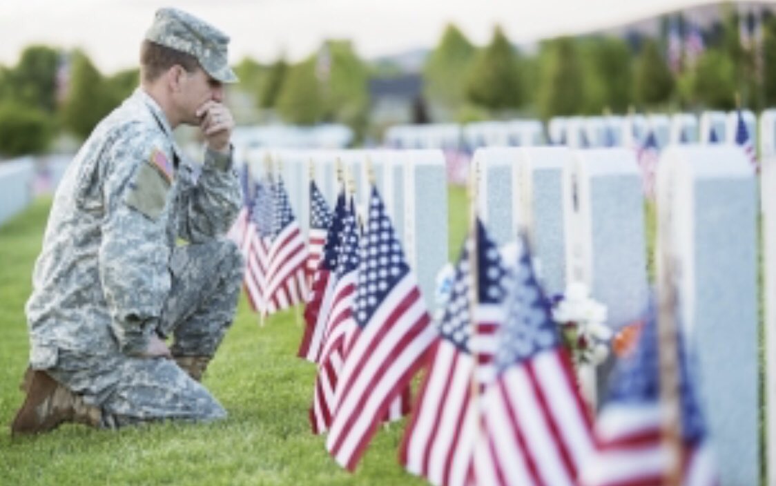 Think about how different our lives would be w/o those who sacrificed it all to protect our Freedom. A thank you isn’t enough. #MemorialDay