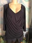 dejavugarbposh's tweet image. NY Collection Plus 3X New Blue Faux Wrap Ruched Shaper 3/4 Sleeve Tunic Top Act fast! #shapercollection #fauxshaper #collectiontunic ebay.to/2FBUqwr