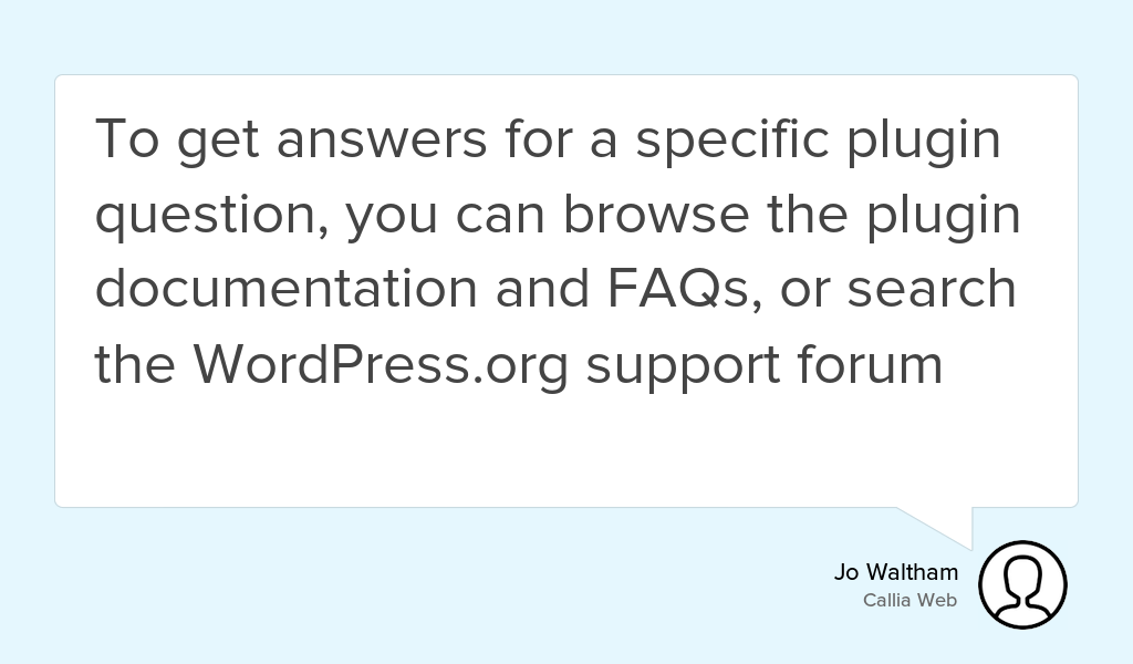 "Even if answering support questions isn’t your area, there are many other ways to help out..." goo.gl/jLc7kJ #wordpress #Support