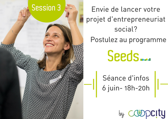 C'est parti pour les inscriptions aux séances d'infos SEEDS!
coopcity.wikipreneurs.com/calendrier-eve…