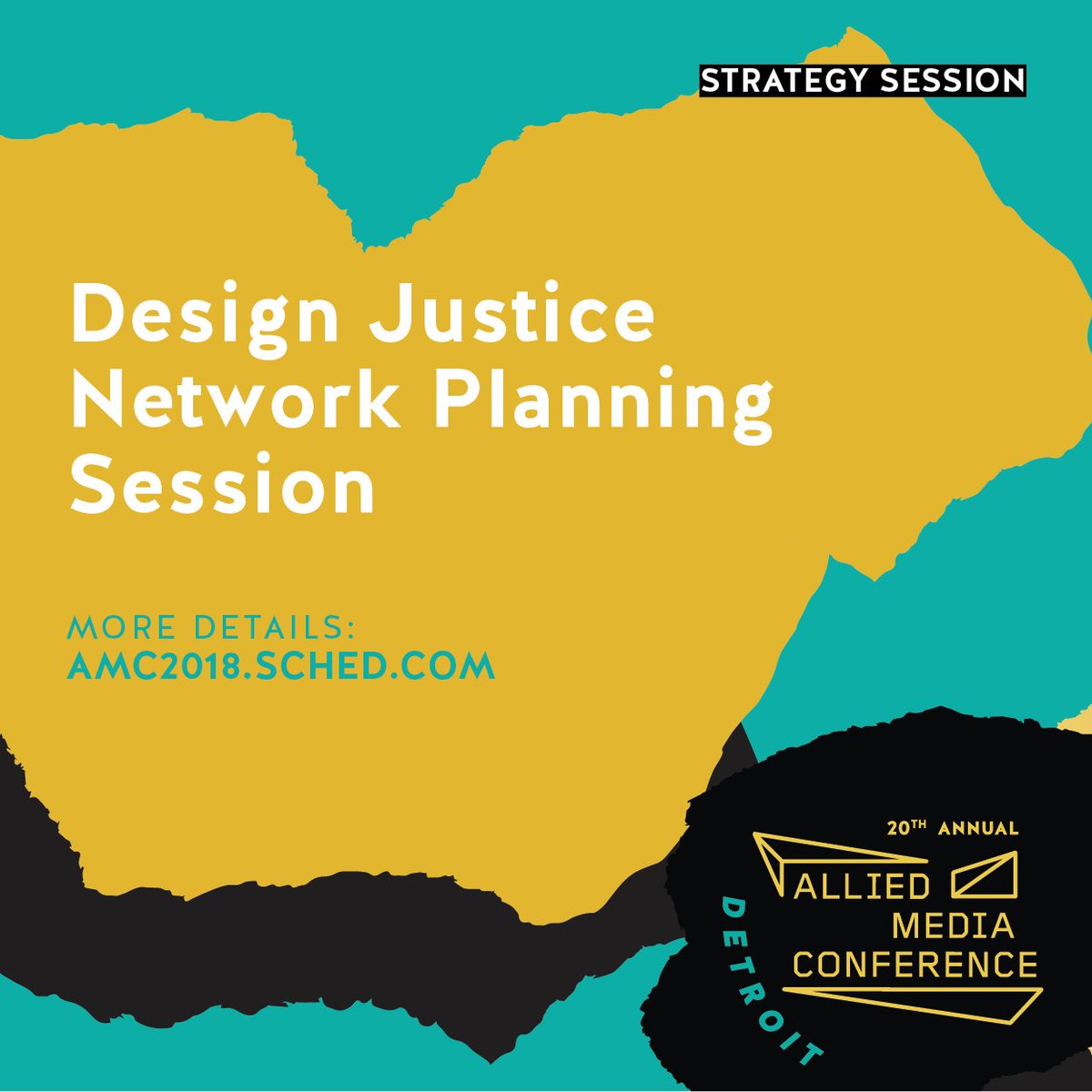 schock's tweet photo. I am SO FREAKING EXCITED to share the #DesignJustice track info for the 2018 Allied Media Conference! 

Check it out: https://t.co/0SMrcP98TR

@AlliedMediaConf #AMC2018 https://t.co/tMCrJkkzbh