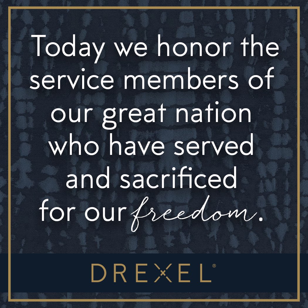 Thank you 🇺🇸 #MemorialDay #DrexelFurniture