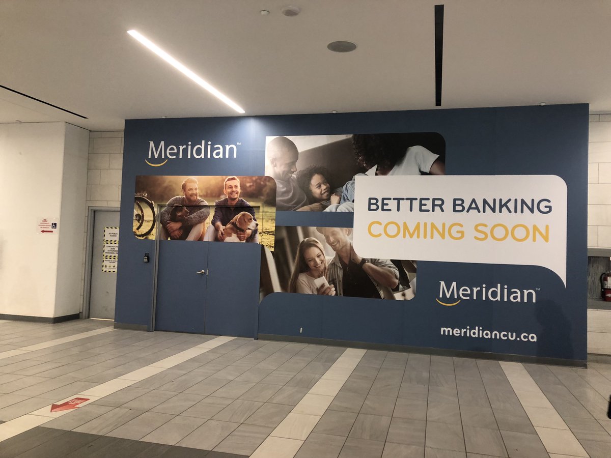 MeridianCareers's tweet photo. The countdown is on & we couldn't be more excited! @MeridianCU's new branch in the Yonge Sheppard Centre opens June 4- one week today! Mark your calendars & be sure to visit the new team at their gorgeous location. #NorthYork #Willowdale #JobLove #OpeningSoon #MeridianDifference https://t.co/YdeZRSUWh0