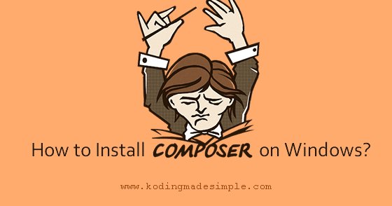 kodingmdsimple's tweet image. #XAMPP - Install #Composer on Windows #PHP Package Manager
buff.ly/2sfn9Tr