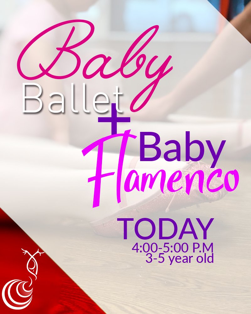 Furia_Flamenca's tweet photo. Baby ballet + Baby Flamenco

TODAY
4:00-5:00 P.M .
.
.
.
.
.
#furiaflamencamiami #flamenco #flamencomiami #miamiflamenco #flamencousa #coralgables #keybiscayne #flamencodoral #miami #dancestudio https://t.co/ArRYm9PN8l