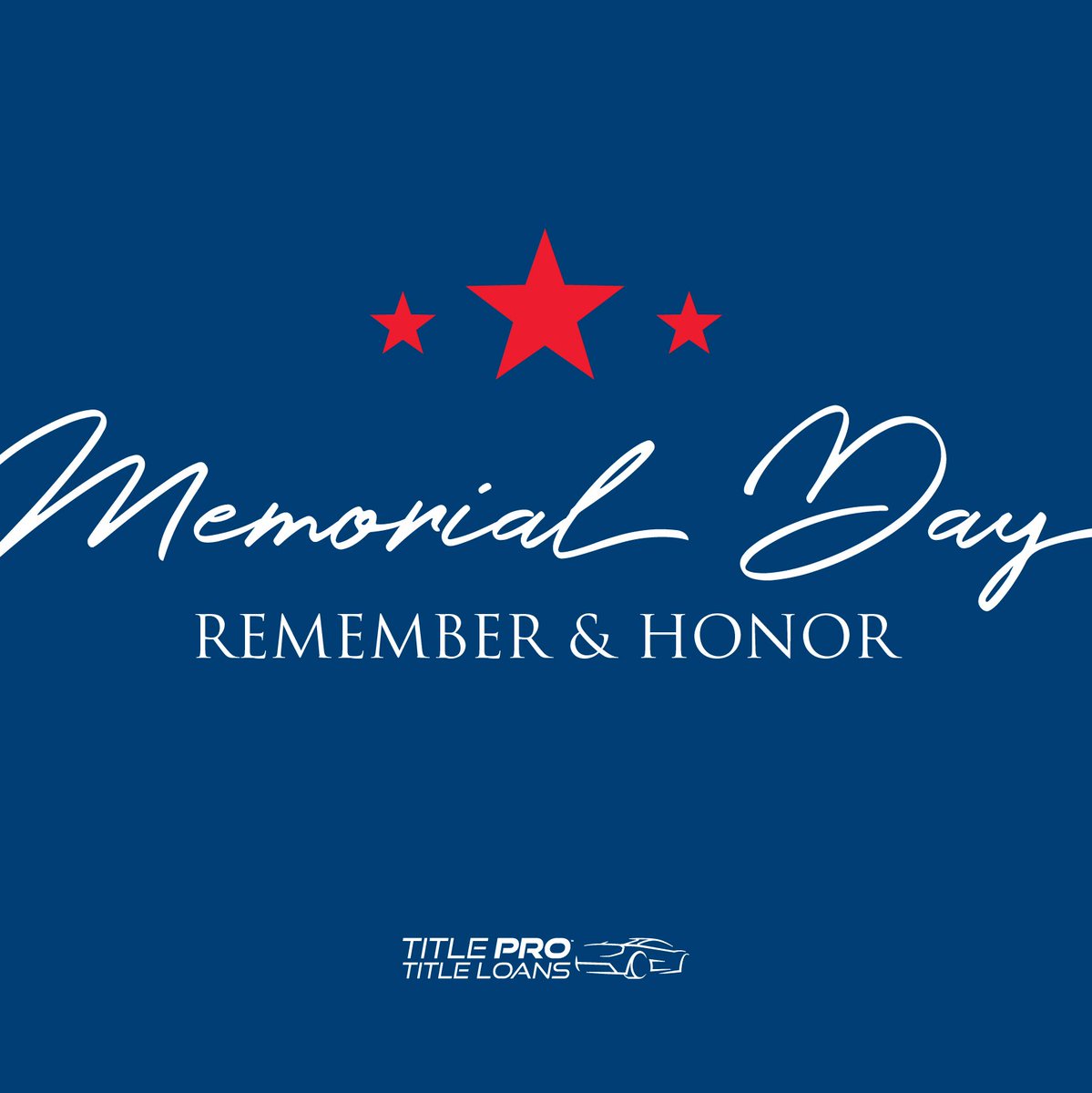 TitleProLoans's tweet photo. Happy Memorial Day! Thank you to all the veterans and active service members as well as their families who have sacrificed to protect the freedom we enjoy. #MemorialDay https://t.co/LurGyLhuRb
