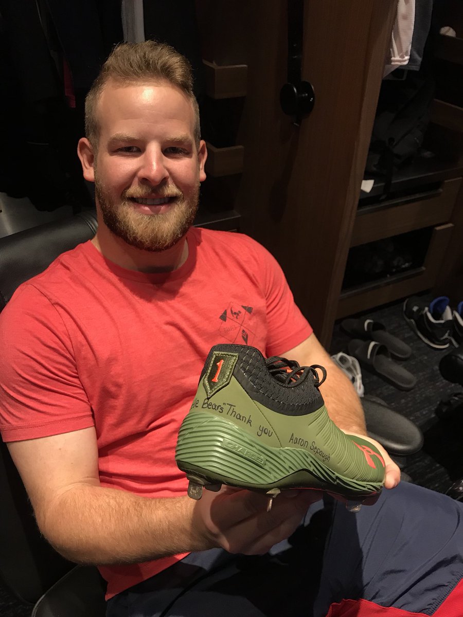 Paul Byrd on X: @Braves A.J. Minter honoring his brother Aaron Sepaugh  with his Big Red One @UnderArmour Cleats. Aaron is an @USArmy Apache  Helicopter Pilot who will be deployed to Korea