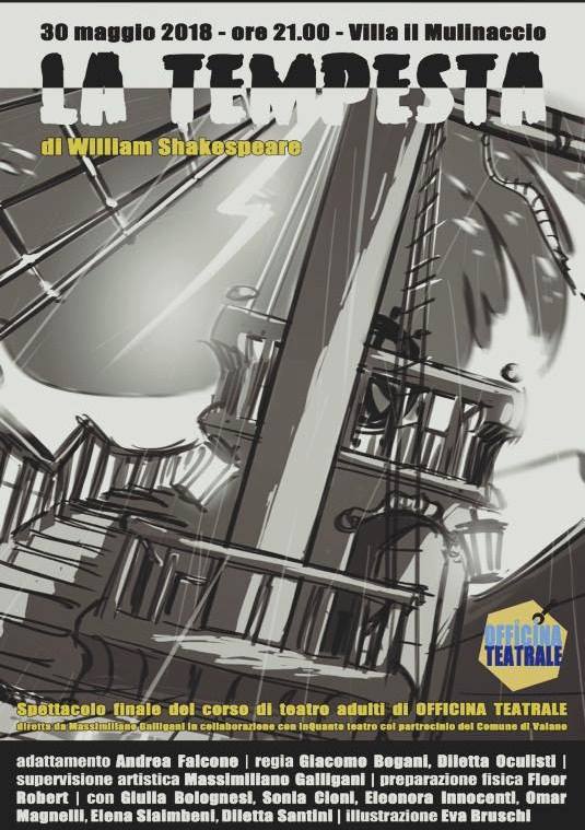Dopo un anno di intenso lavoro arrivano in scena gli allievi dei corsi di OFFICINA TEATRALE!
mercoledì 30 maggio LA TEMPESTA Villa del Mulinaccio​ #Vaiano
#Officinateatrale​ direzione #MassimilianoGalligani realizzata da <a href="/inQuantoT/">inQuanto teatro</a> con il patrocinio del <a href="/comunedivaiano/">Comune di Vaiano</a>