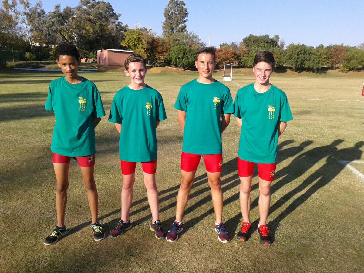KingEdVIISchool's tweet photo. #RedCrossCountry #Results #InterDistricts 
 #Juniors Jason Vermeulen 2nd, Philip Dreyer 7th, Keegan Figueira 28th &amp; Conner Shanley 30th out of total 51 athletes #redcongrats #GoSchool @peace1972SMS https://t.co/qKLYWwTWYA
