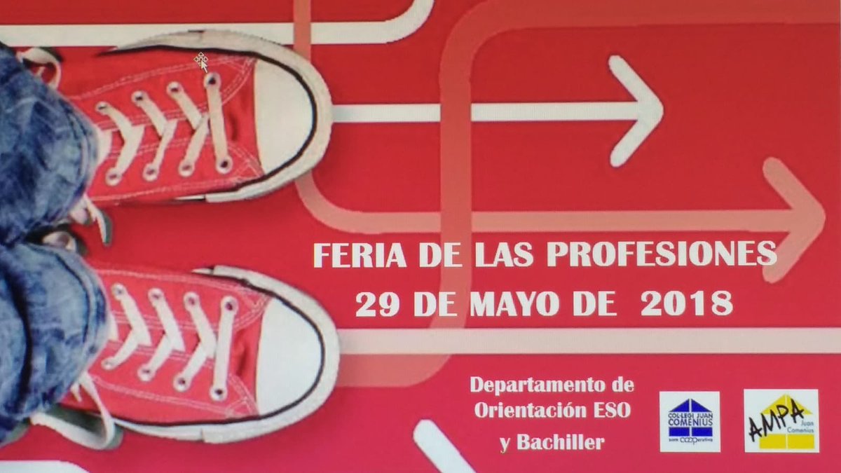 ComeniusCEducat's tweet photo. Fira de les professions. Alumnat 3r i 4t ESO. Dimarts 29 maig https://t.co/D5AqLzYNXv