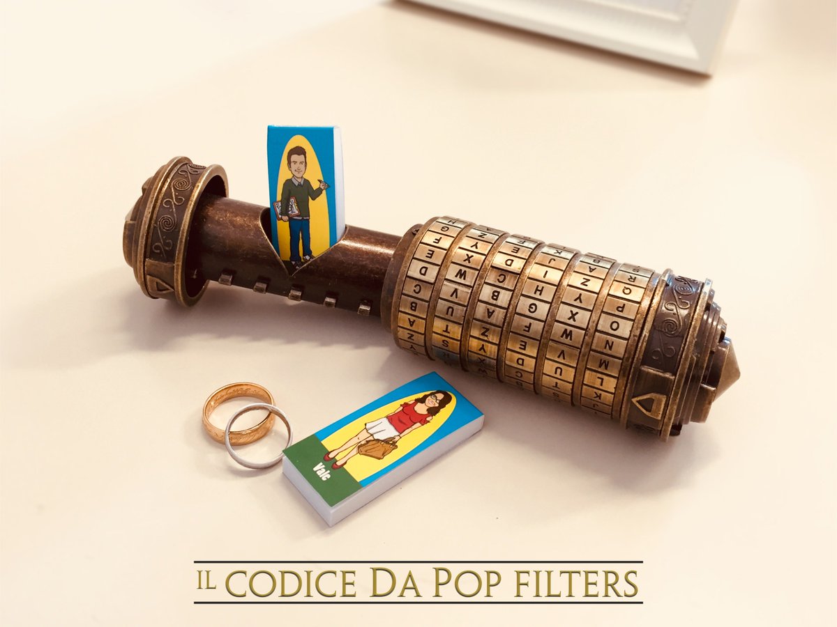 PoPFilters's tweet photo. Il vero Sacro Graal del fumatore.... The Real sacro Graal.... #DaVinci #CodiceDaVinci #PoPFilters #FiltriInCartoncino #Joint #Marijuana #Smoking #FilterTips #Criptex https://t.co/RpLuBOAwtJ