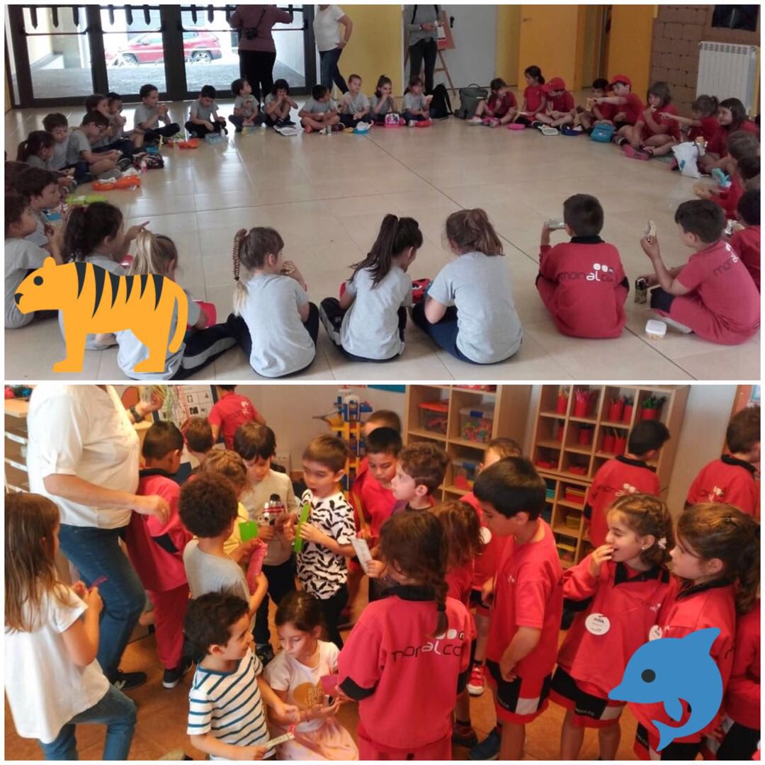 colmonalco's tweet image. Avui els Tigres han gaudit d&apos;un dia molt divertit al @CentreJViladoms i els Dofins, a @NouPatufet, com a cloenda del projecte col.laboratiu #tictac de @FTrams. Moltíssimes gràcies!!! #sharetolearn