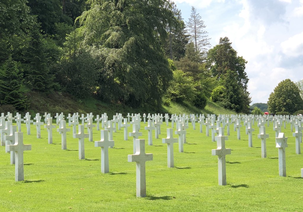 Paid a visit to the American Cemetery in Belleau, France yesterday...humbling.  For all of those who gave their lives in defense of our Nation, we will never forget. We will not. #MemorialDay2018