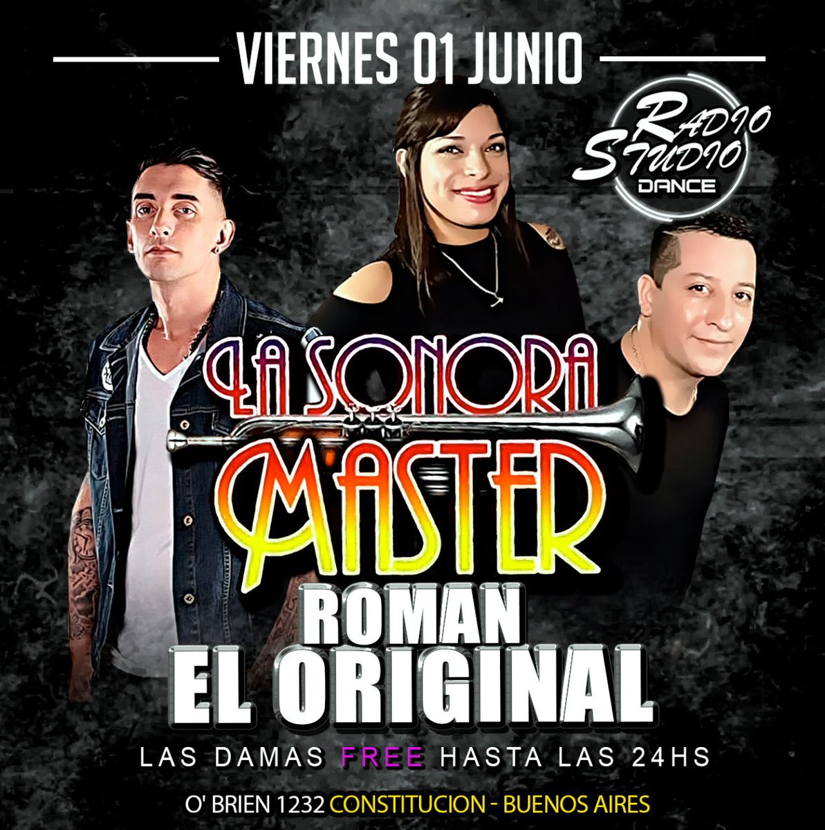 radiostudio_ok's tweet photo. ‼Viernes 01‼
🔝show #envivo
#Román_el_Original y #Sonora_Master
⏱APERTURA 22hs!
💃🏽DAMAS gratis hasta las 24hs!
Show de strippers y karaoke 🎤
🎉Festejá tu cumple con nosotros, 📲 escribinos al 1536272925.
📍O'Brien 1232 - Constitución, Capital Federal https://t.co/WdQTHBMbUY