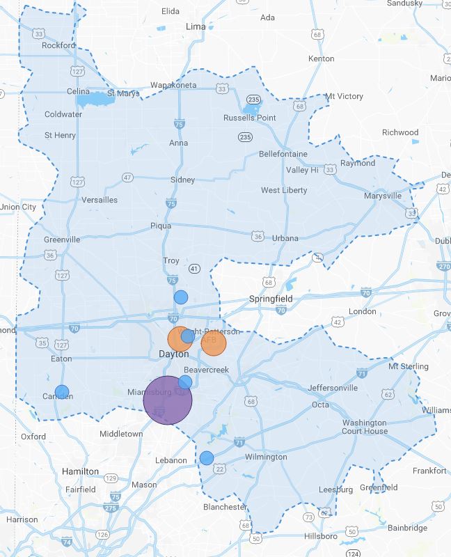 dayton247now's tweet photo. #NOW: About 3,000 @DPLToday customers are without power in Montgomery County. We're working to learn more now. https://t.co/N4vVoFMEm2