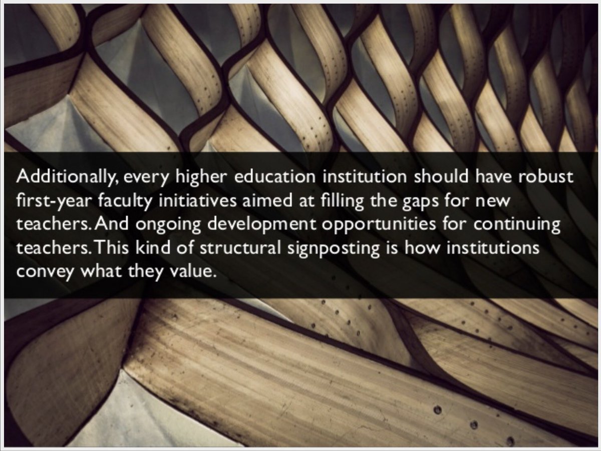 's tweet image. A modest proposal for the future of the field of Higher Education Pedagogy. From my keynote today at #FoL18. 

Here are the full slides: slideshare.net/mobile/jessest…