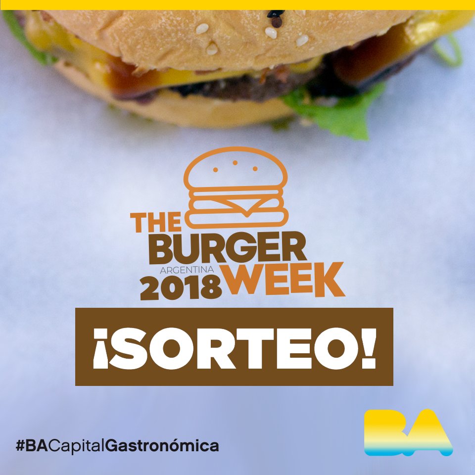 BA_Gastronomica's tweet photo. 🙌 ✨¡SORTEO DE 10 VOUCHERS DE COMIDA PARA 2 PERSONAS EN #THEBURGERWEEK! 🙌 ✨
1⃣Retwittear este posteo.
2⃣Seguir nuestra cuenta de twitter.
✅¡Ya estás participando del sorteo! ✅
👉El próximo jueves 31/05 a las 17h anunciamos los ganadores.
¡Participá! https://t.co/3sQ2pEctuy